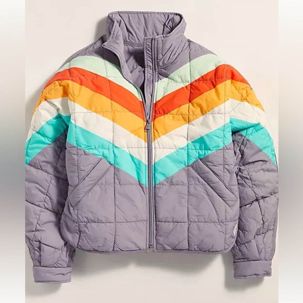 Free People Pippa Printed Packable Puffer Jacket - Picture 2 of 6